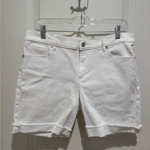 LOFT White Jean Shorts for Women